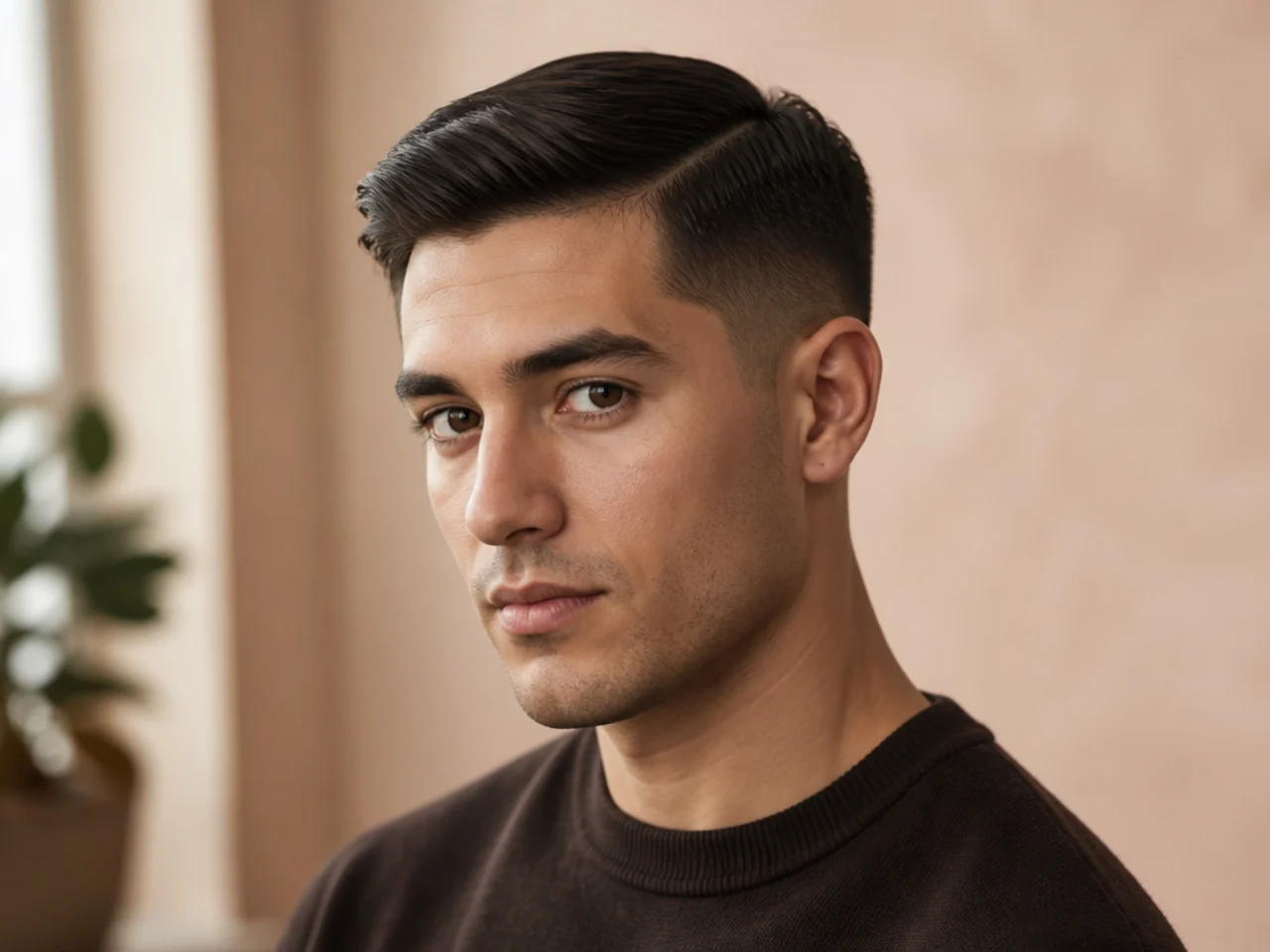 A short ivy league with a mid taper