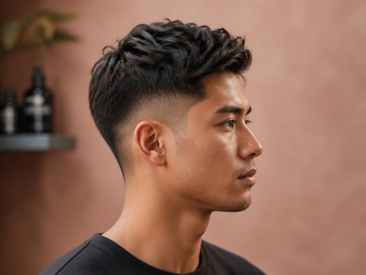 Common short haircut problems illustrated — flat crown, fuzzy sides, mid-day slippage, and dull finish