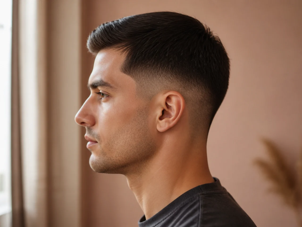 An ivy league haircut