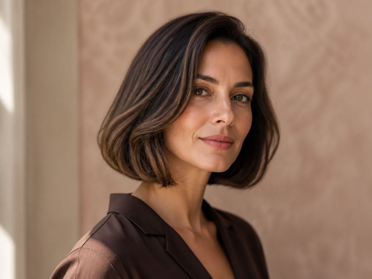 A bob with a soft bend