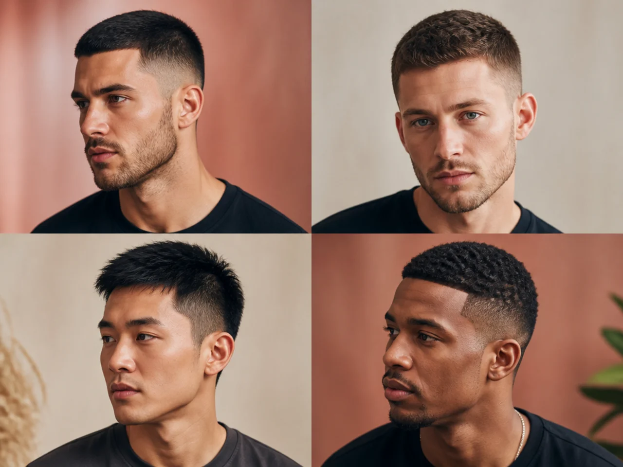 Cool Low-Maintenance Short Men's Haircuts