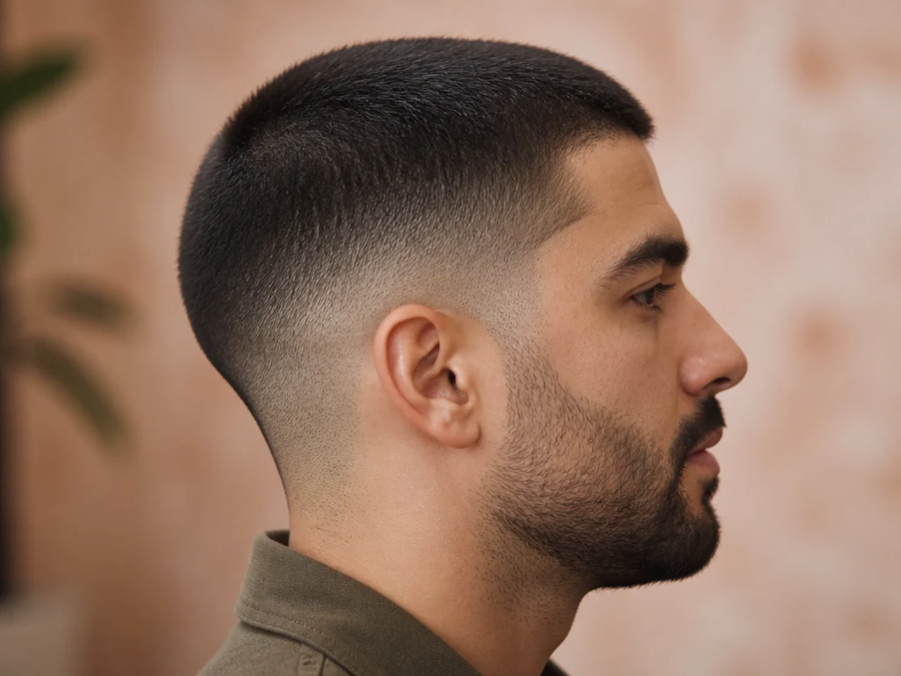 A 10mm clipper cut showing hair density across the crown