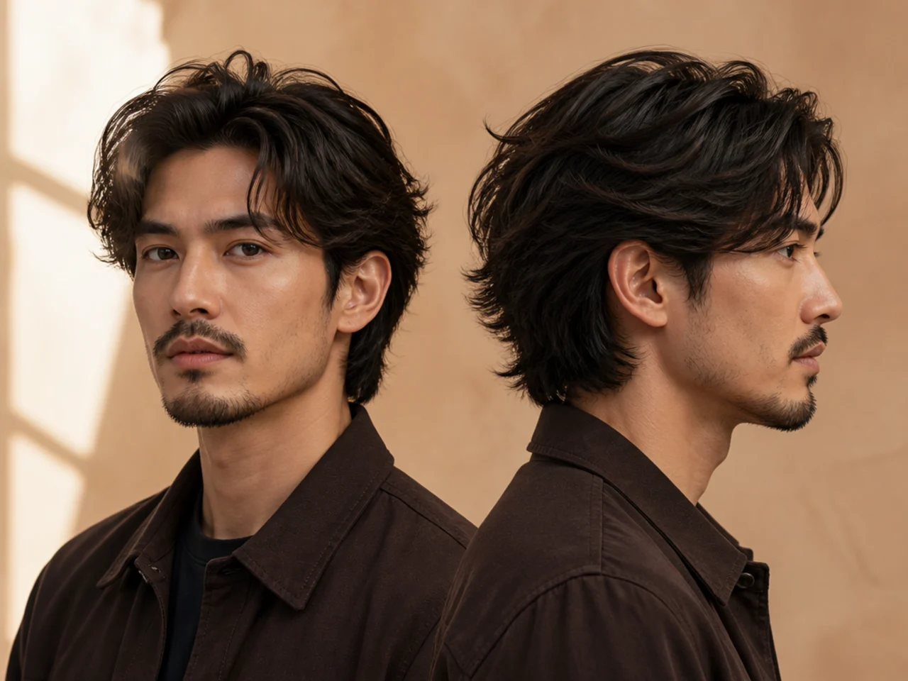 Medium-length hair as a middle option
