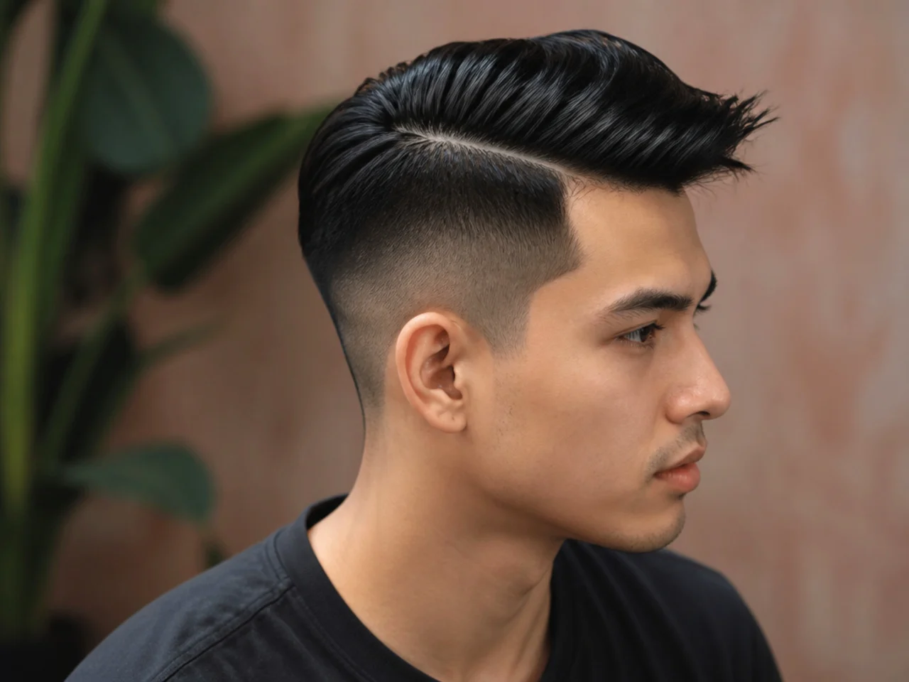 Disconnected undercut side part with sharp visual break