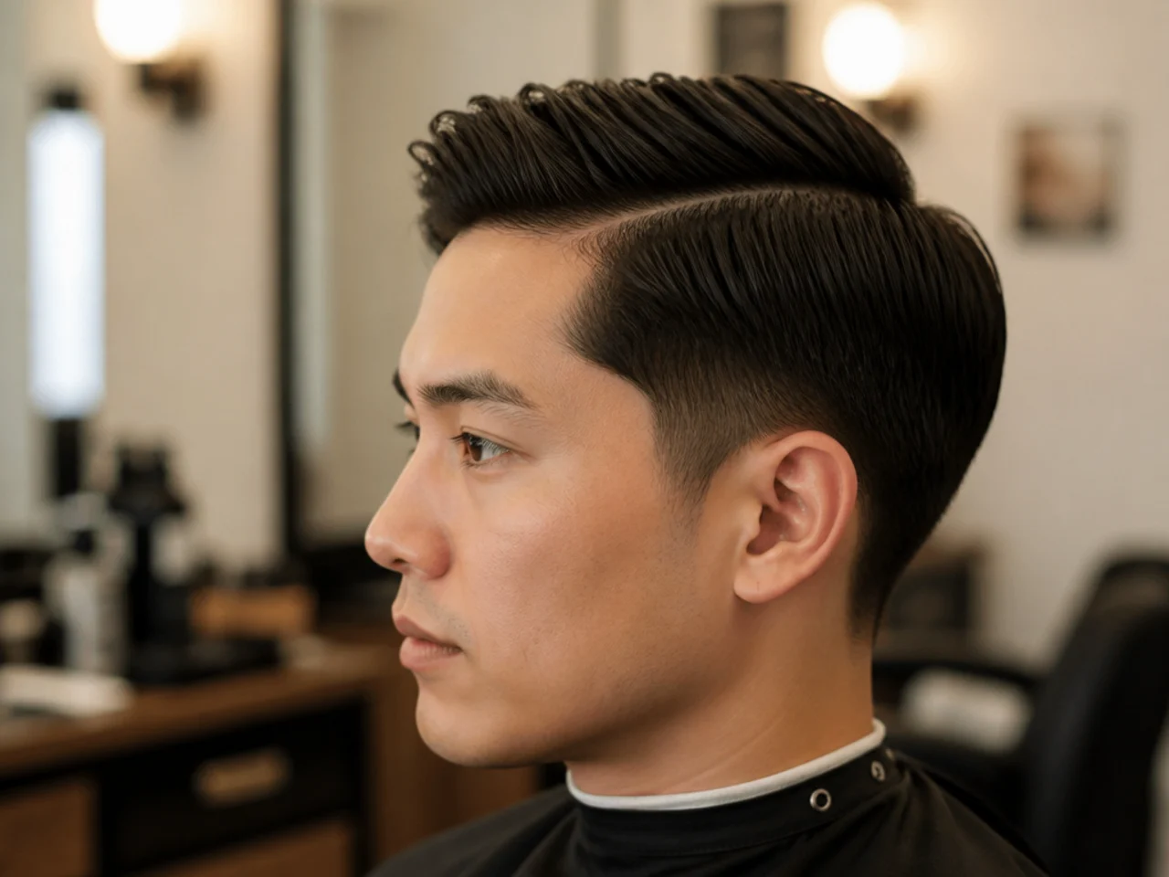 How to ask your barber for a side part haircut