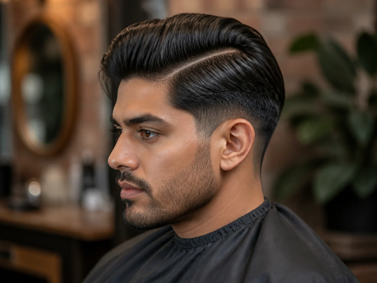 Styling essentials for a men's side part haircut