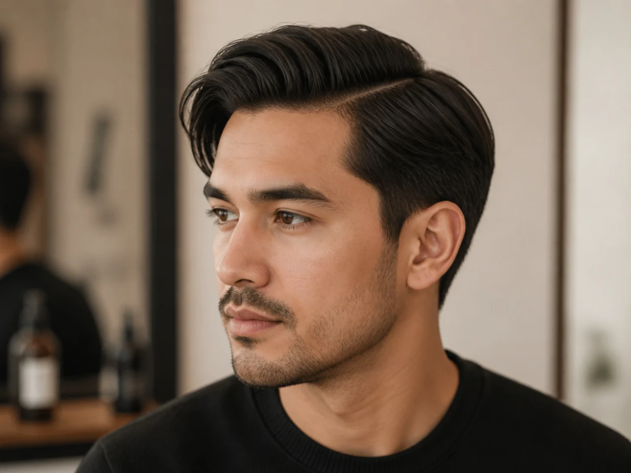 Classy Side Swept Part