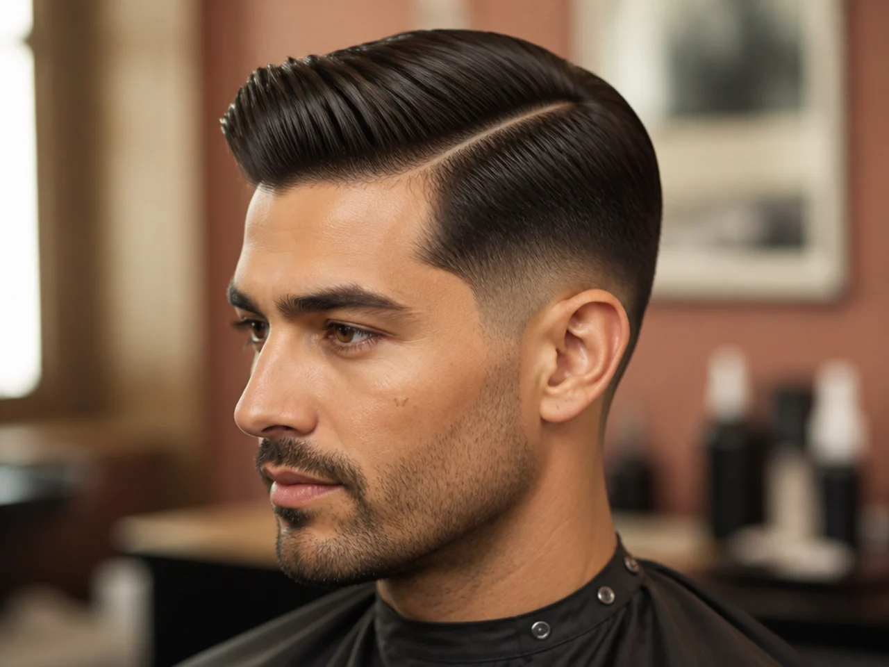 Gentleman's Side Part Taper Fade