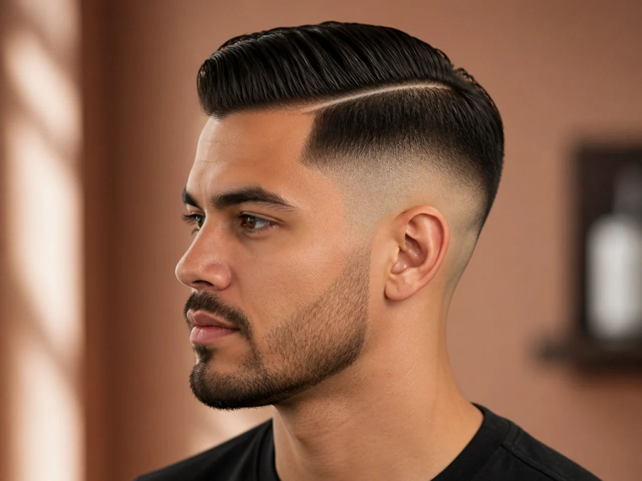 Hard Side Part with High Skin Fade