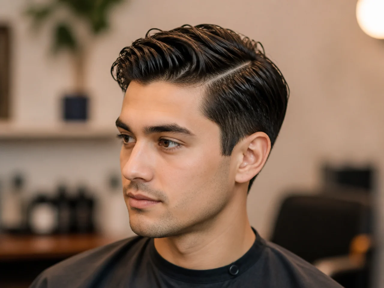 6 Steps to Style a Sharp Side Part at Home