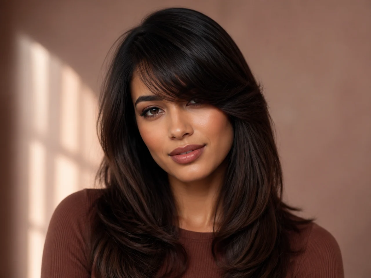 A fuller fringe cut from a deeper section