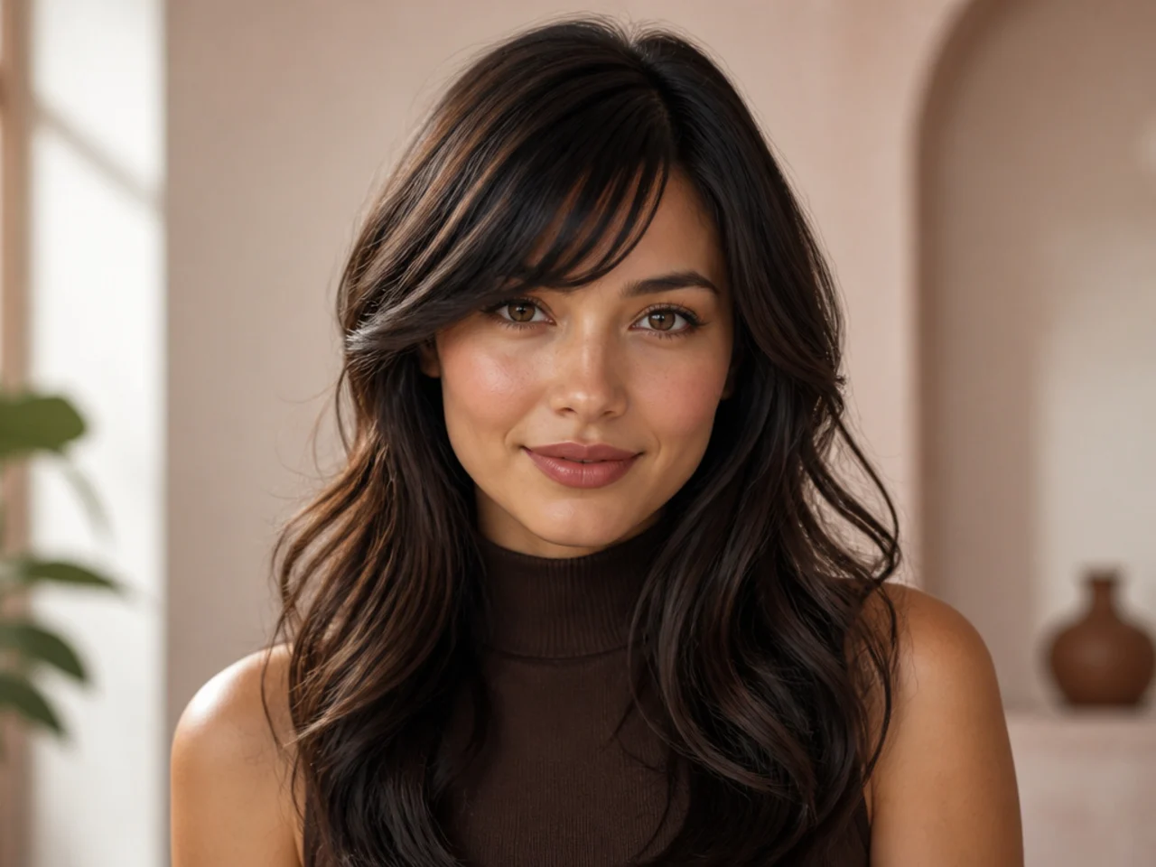 A fringe trimmed on schedule and holding its angle
