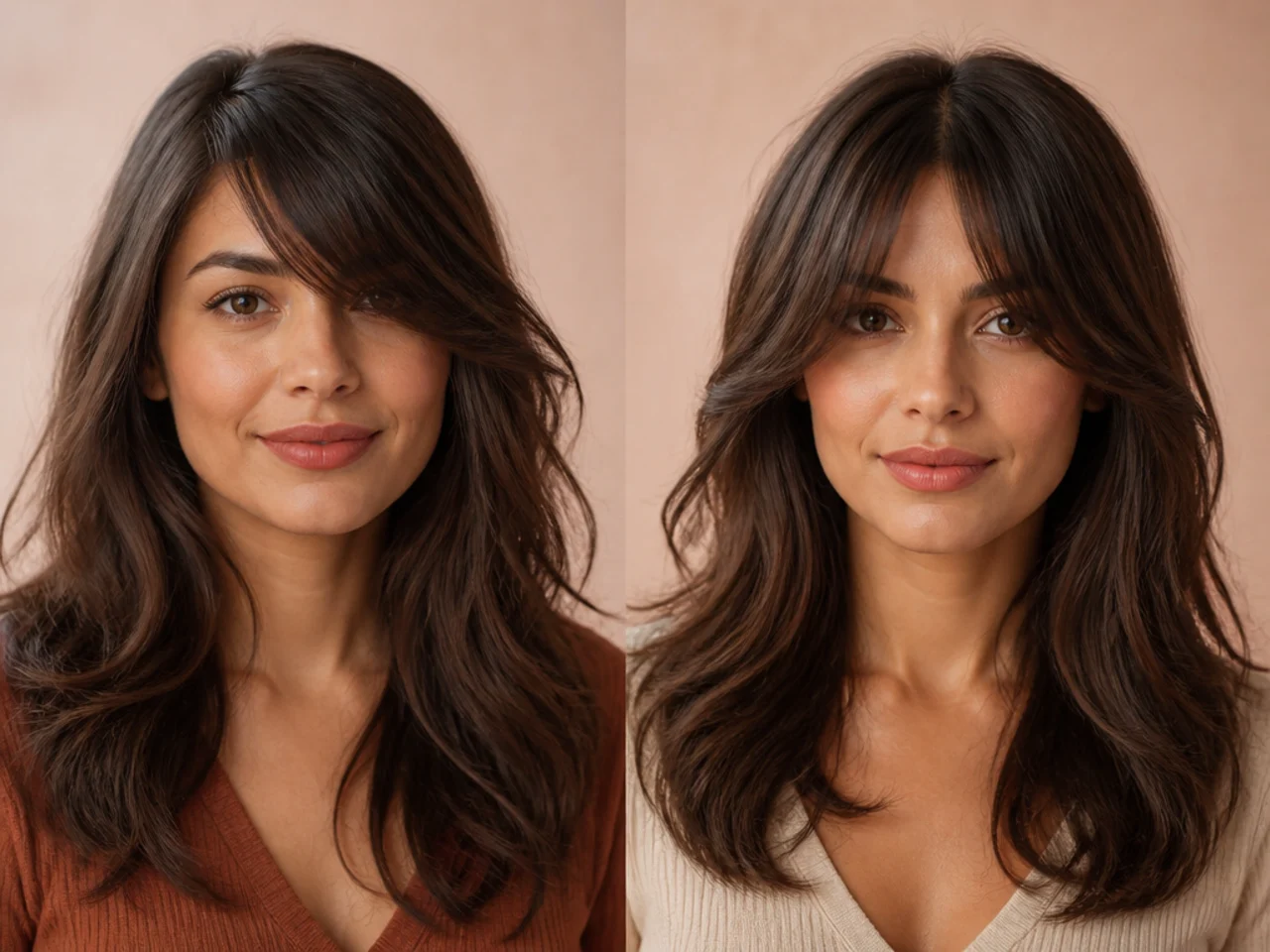 The cutting lines of both fringe types compared