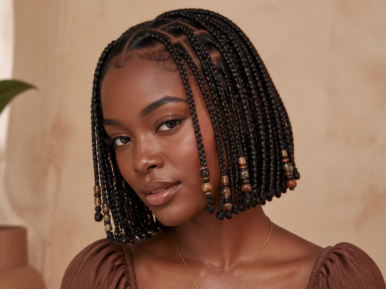 15 Simple Fulani Braids Into a Bob