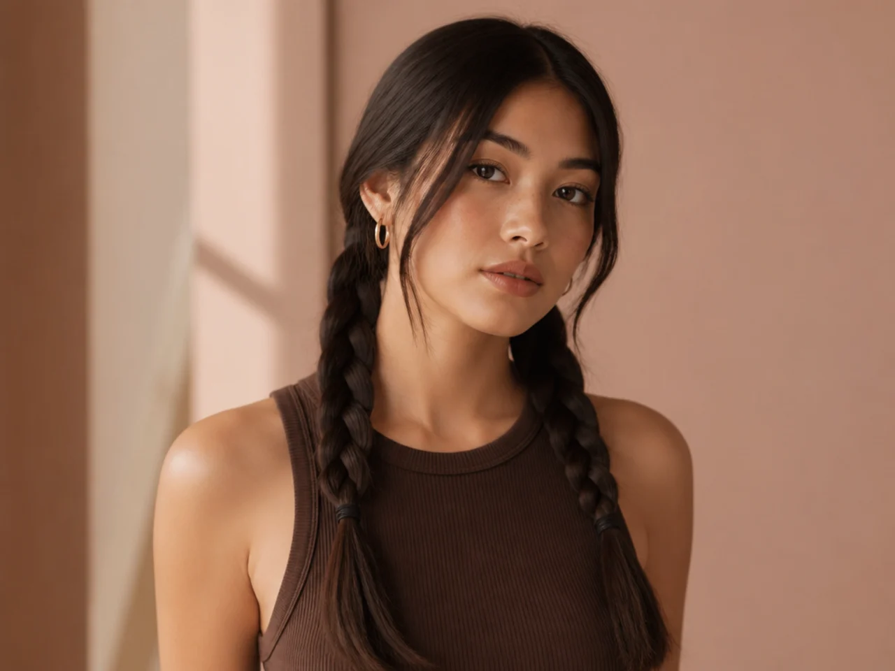 Two low plaits