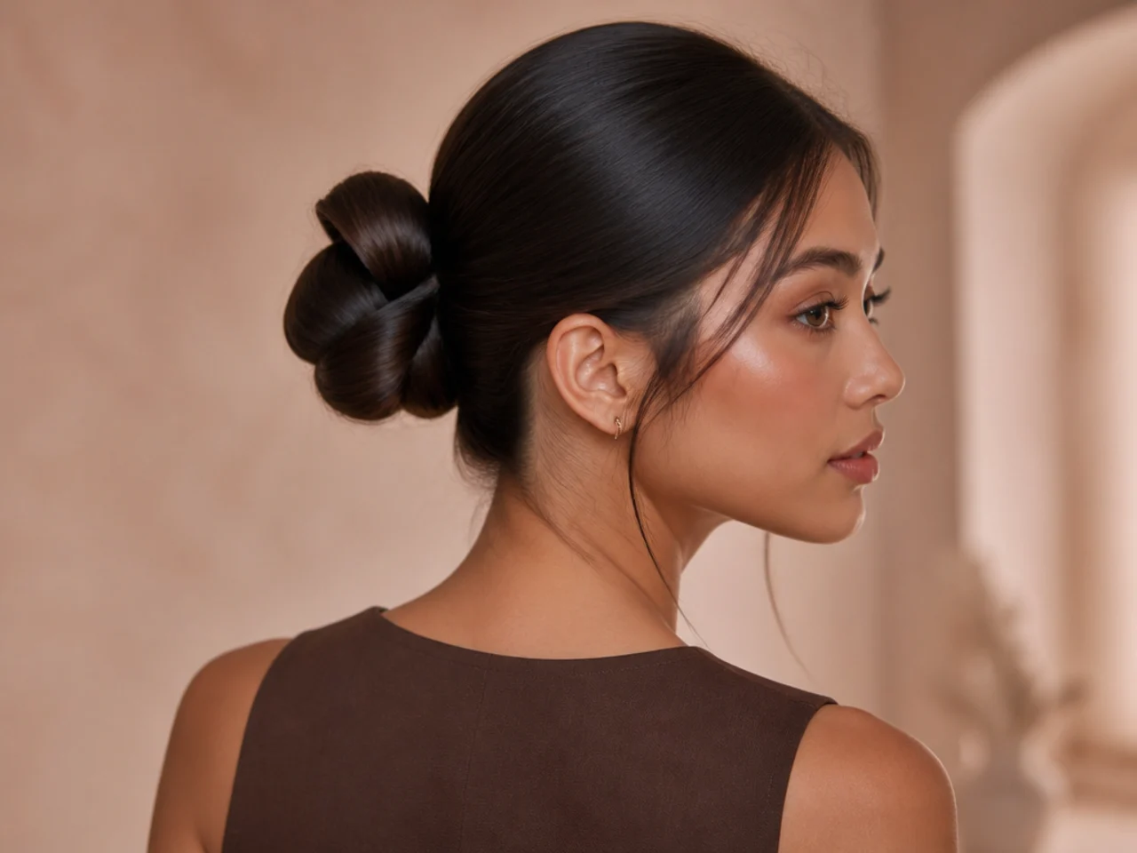 A looped bun