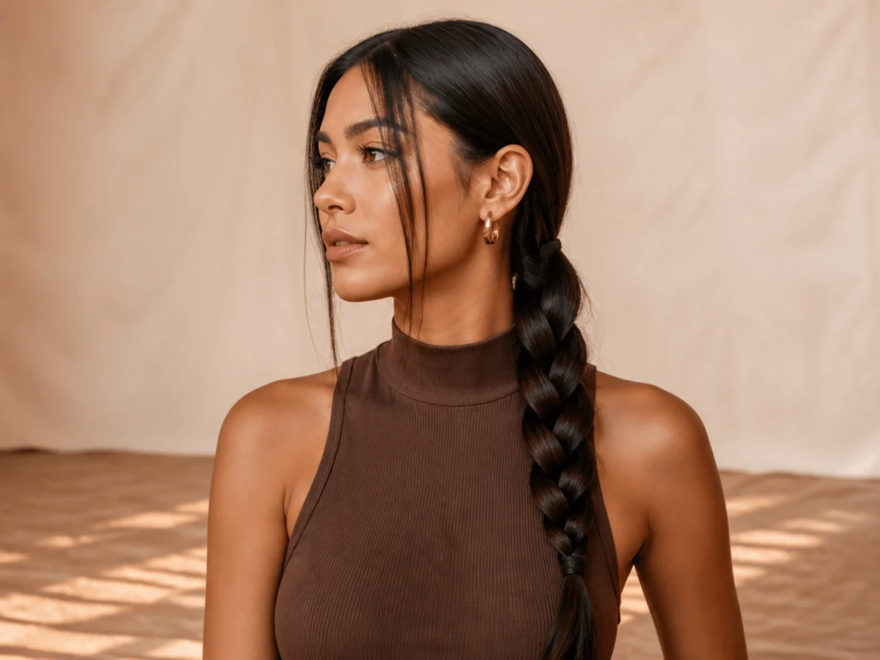 A single plait