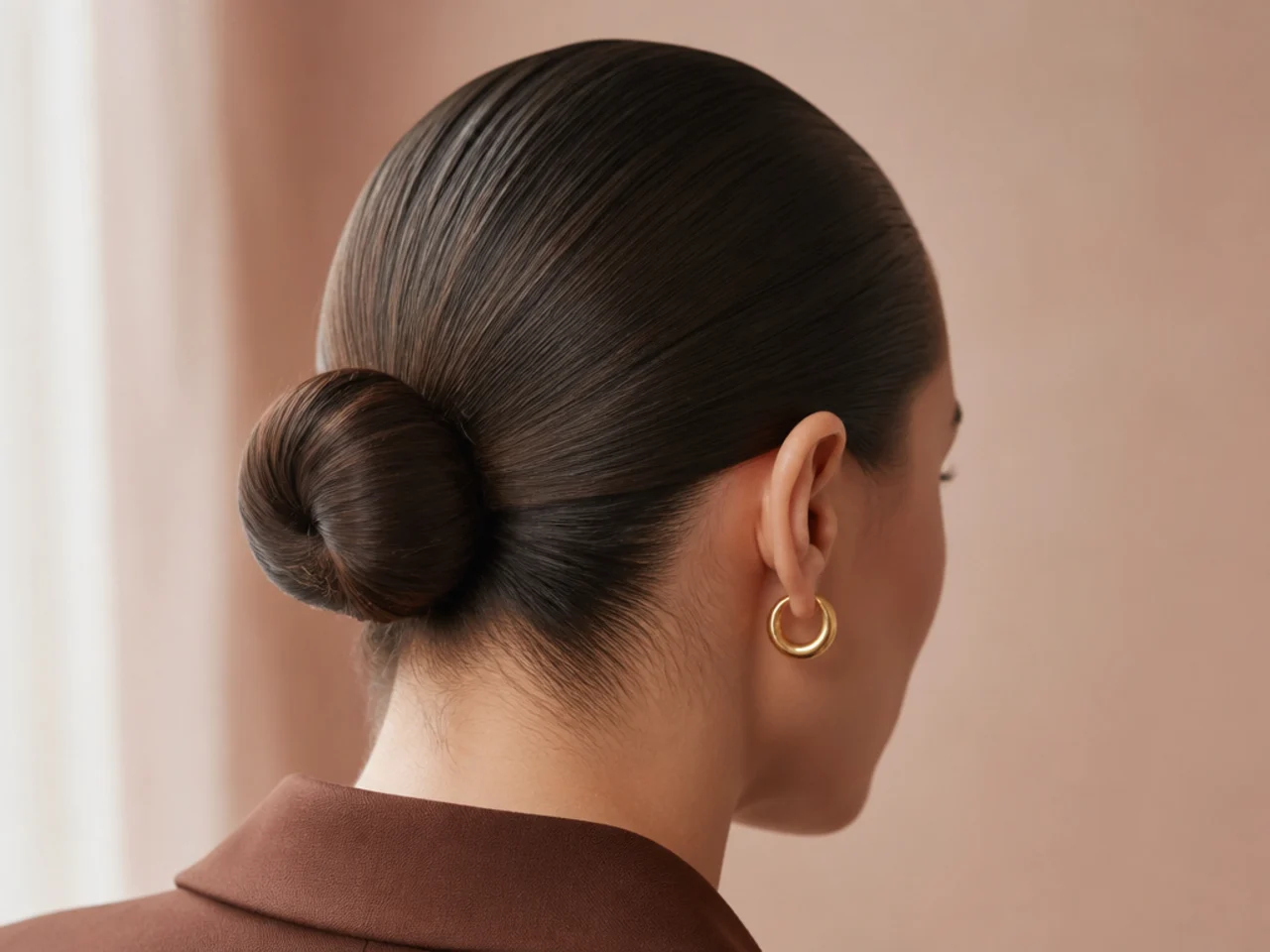 Fine hair flattened by over-brushing