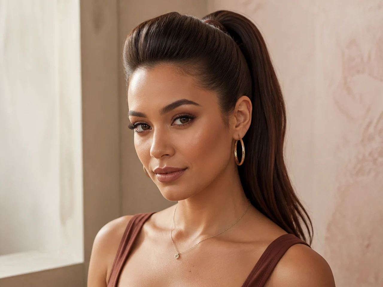 Pompadour Sleek Pony