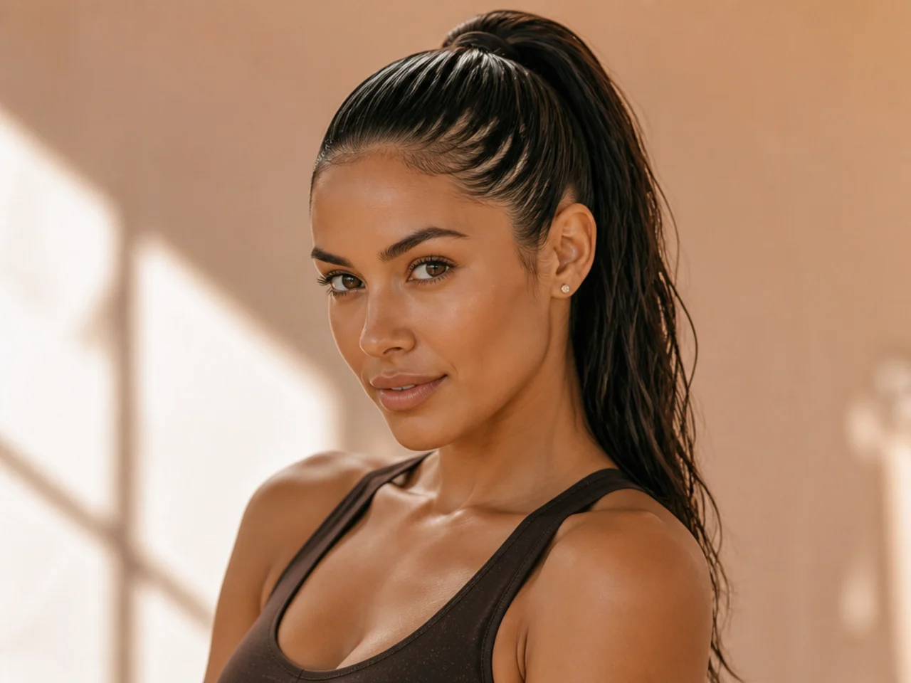 Wet-Look Gym Pony