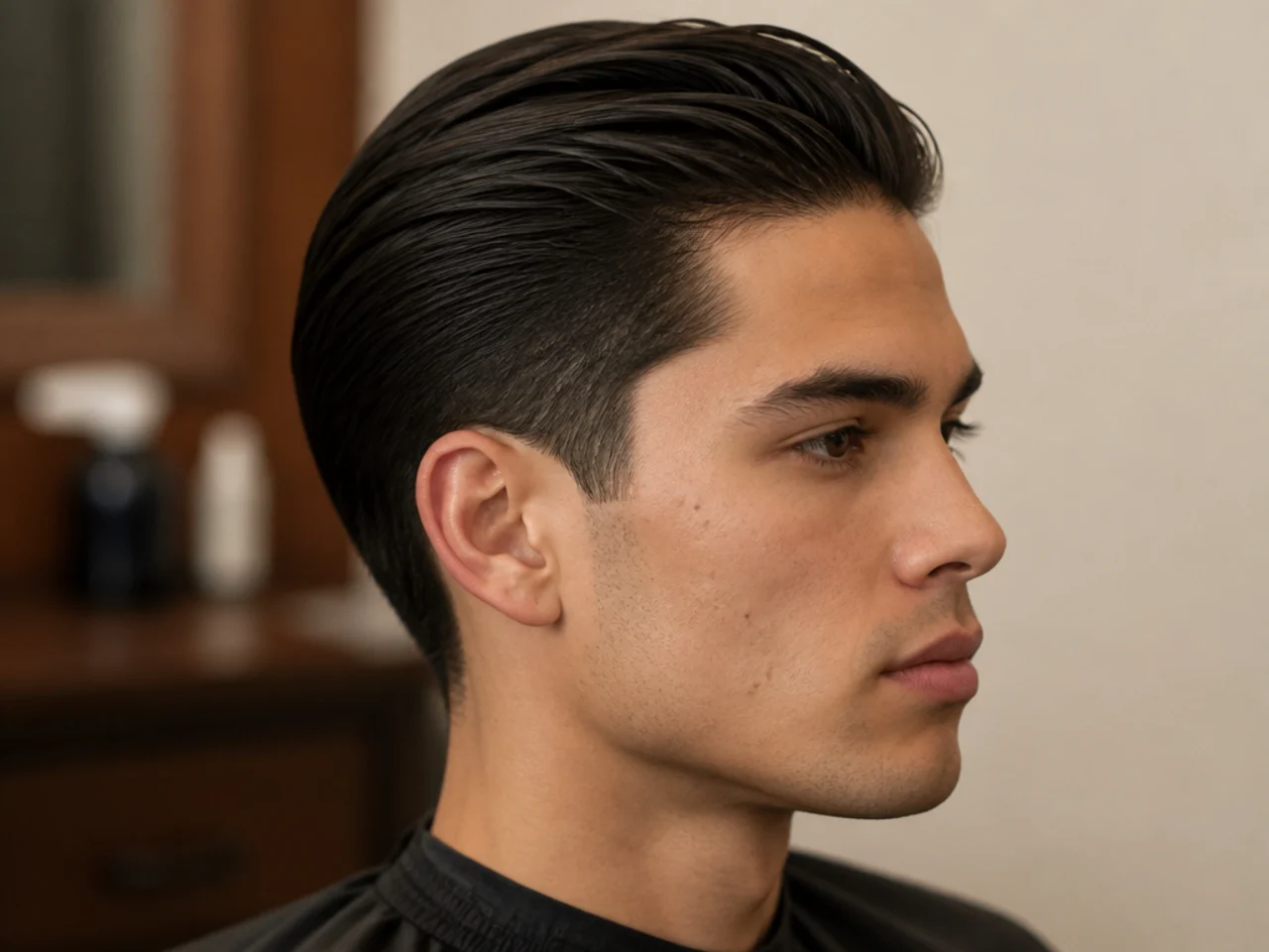 Grid of twenty slick back haircut variations on boys ages 8 to 15