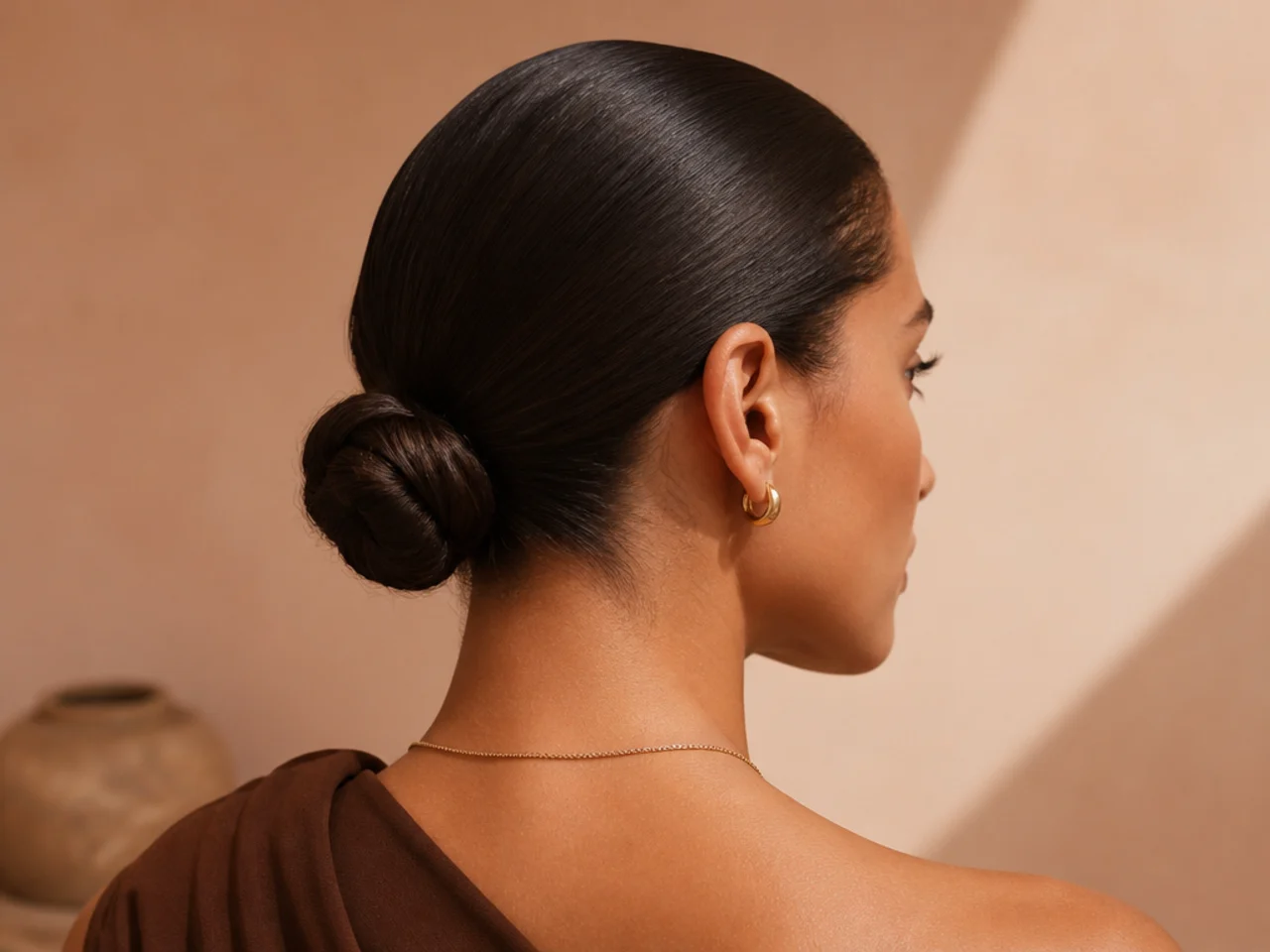 15 Sleek Slick Back Bun Looks to Try