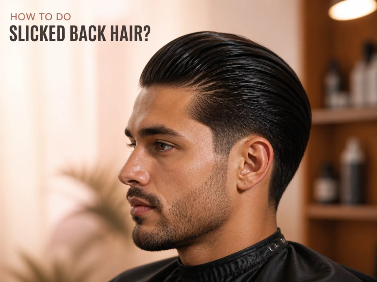 How To Do Slicked Back Hair?