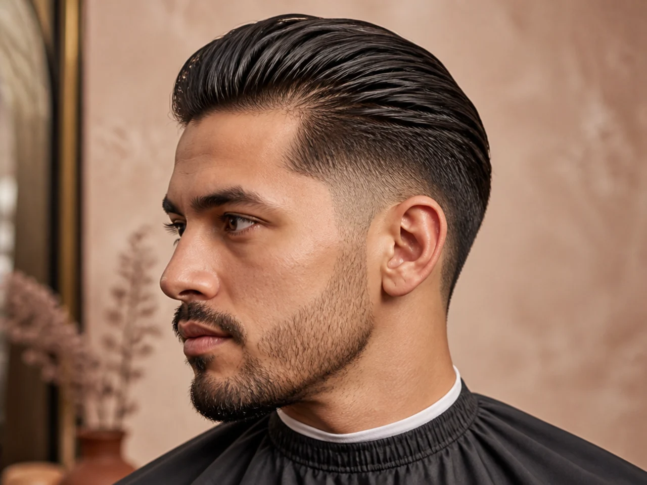 Slick Back Taper Fade