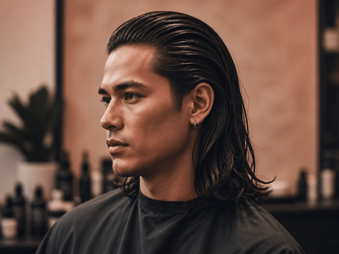 Editorial grid preview of 20 long slick back haircuts for men across finishes and side treatments