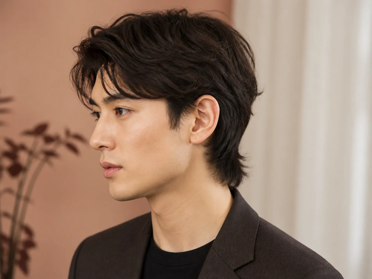 Office-safe subtle mullet with clean blended sides and softly styled top