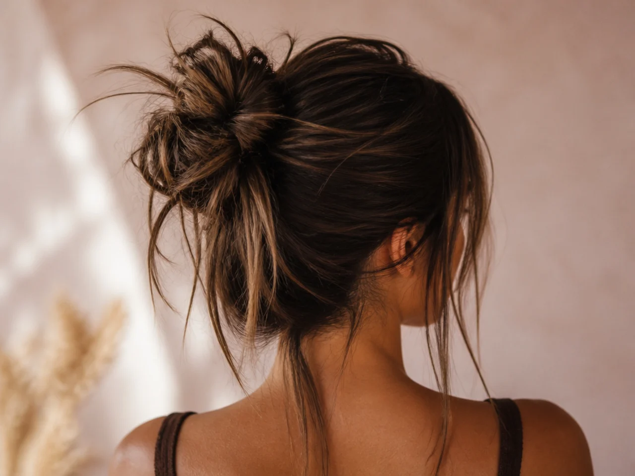Too much length released from a spiky bun