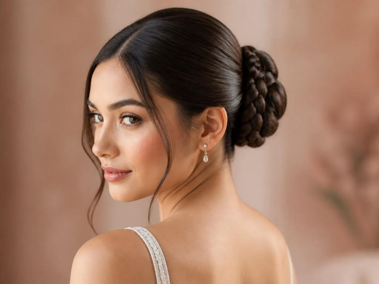 A bun built on a braided base