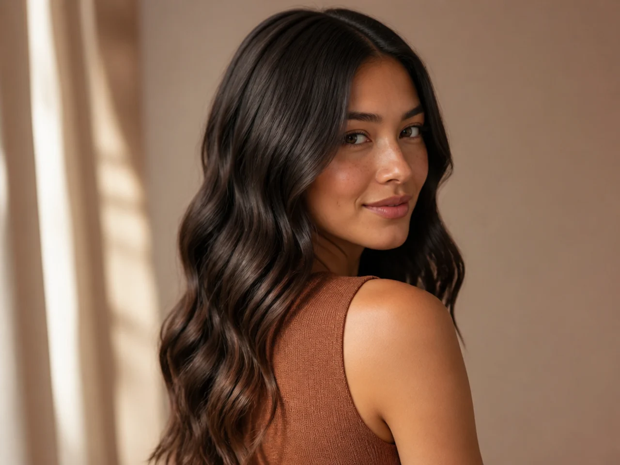 Waves set overnight in a plait