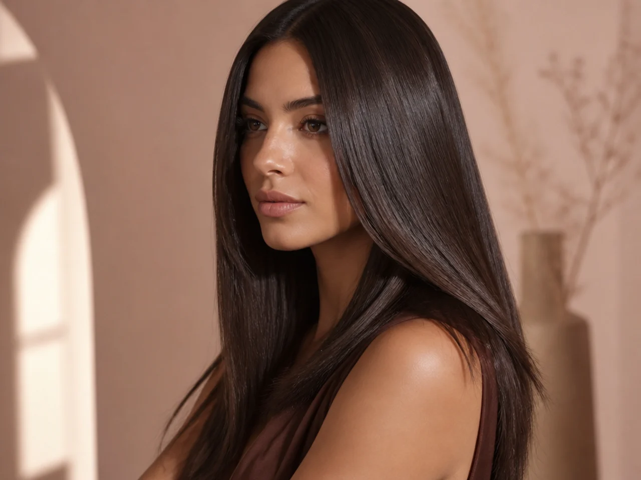 Straight strands sliding against each other