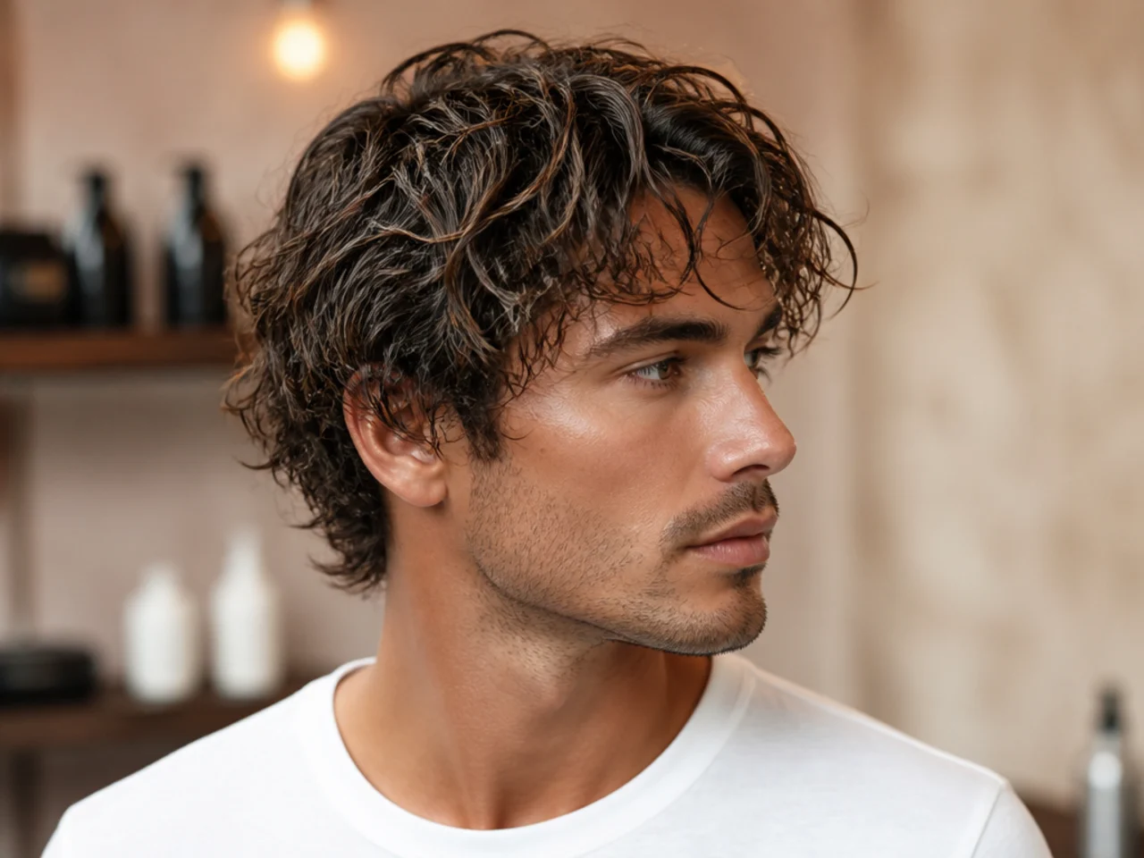 3. Scrunch Your Hair