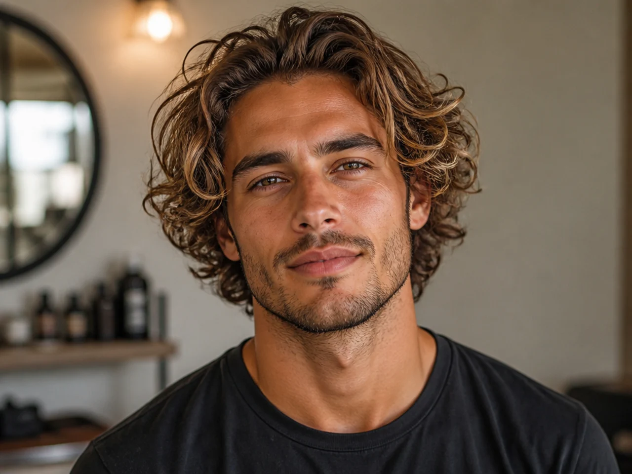 How can I style surfer hair at home?
