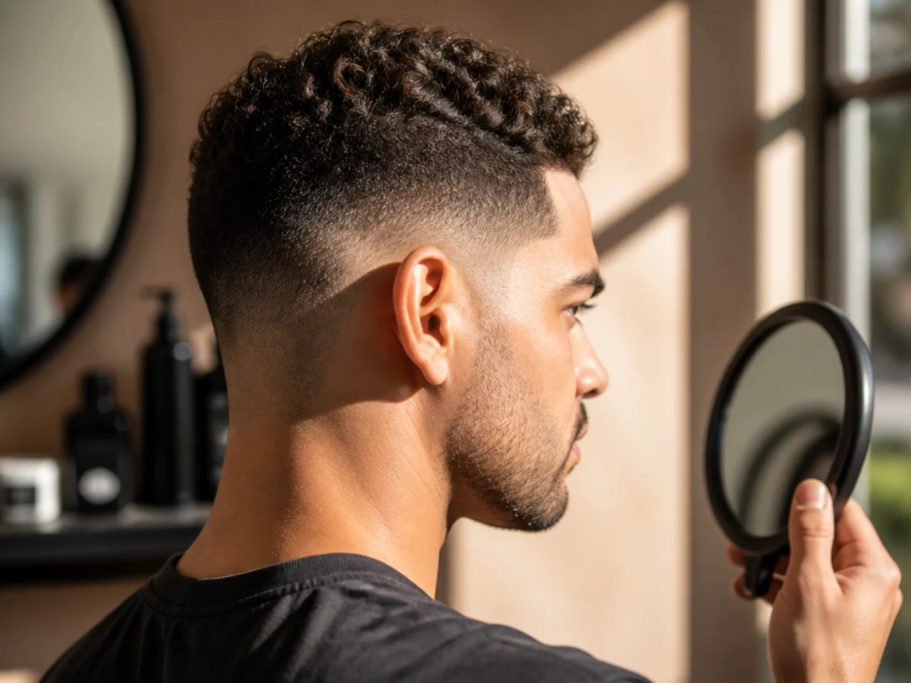 Checking the fade in strong side lighting