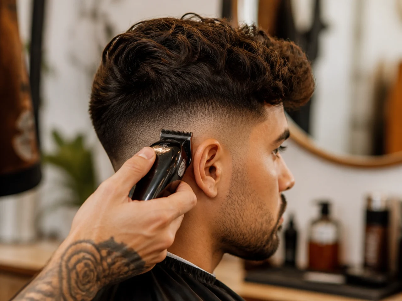 Matching the fade height on the opposite side
