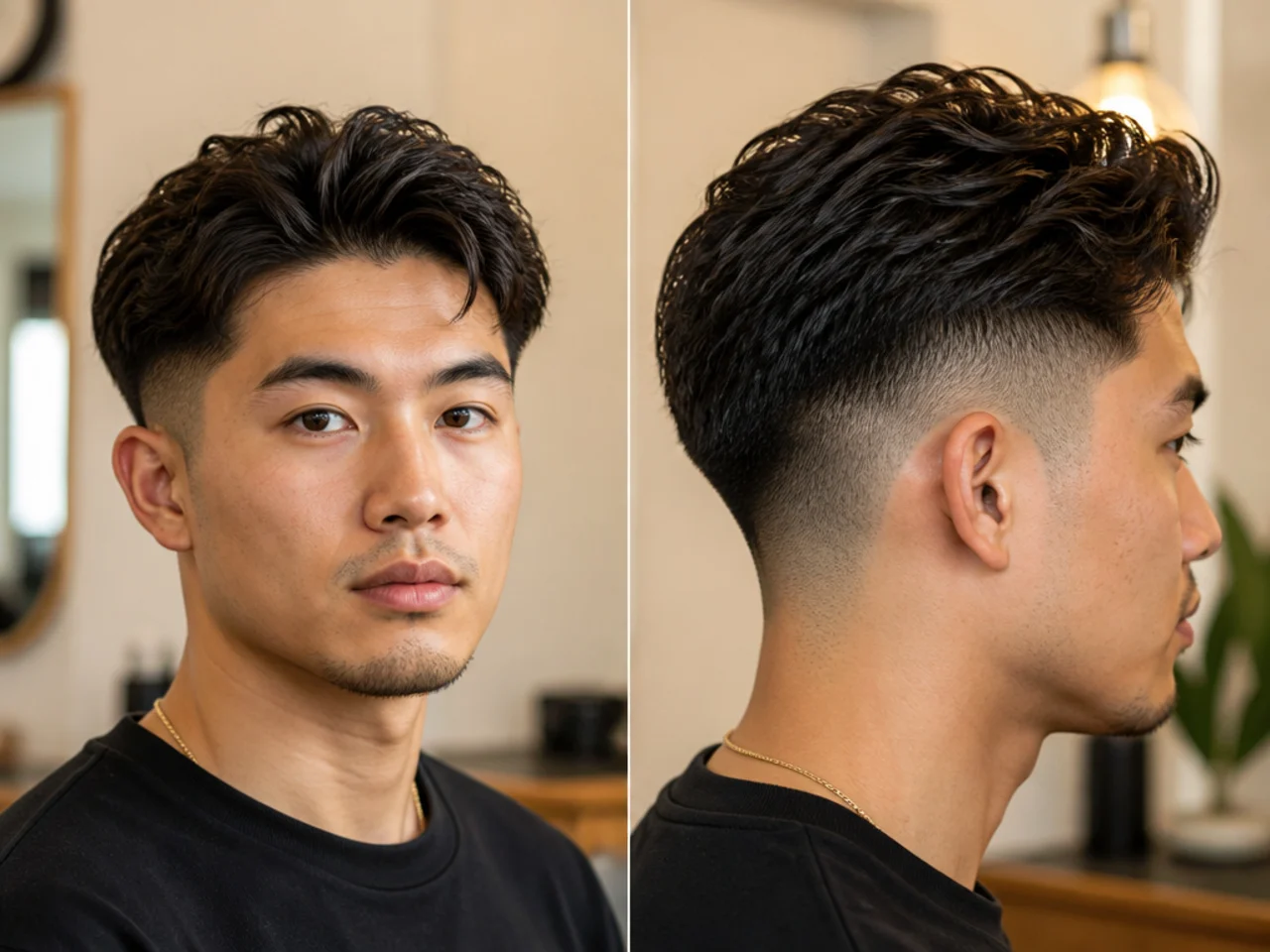 Front and side reference photos shown together