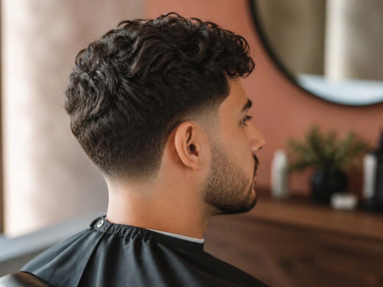 Low taper fade with a scissor finish, the preferred cut