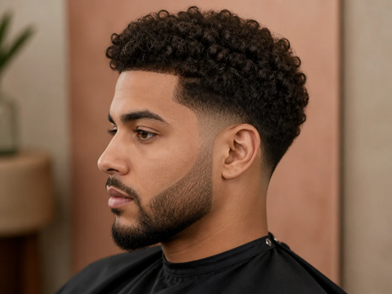 6. Low Taper with Beard Line-Up