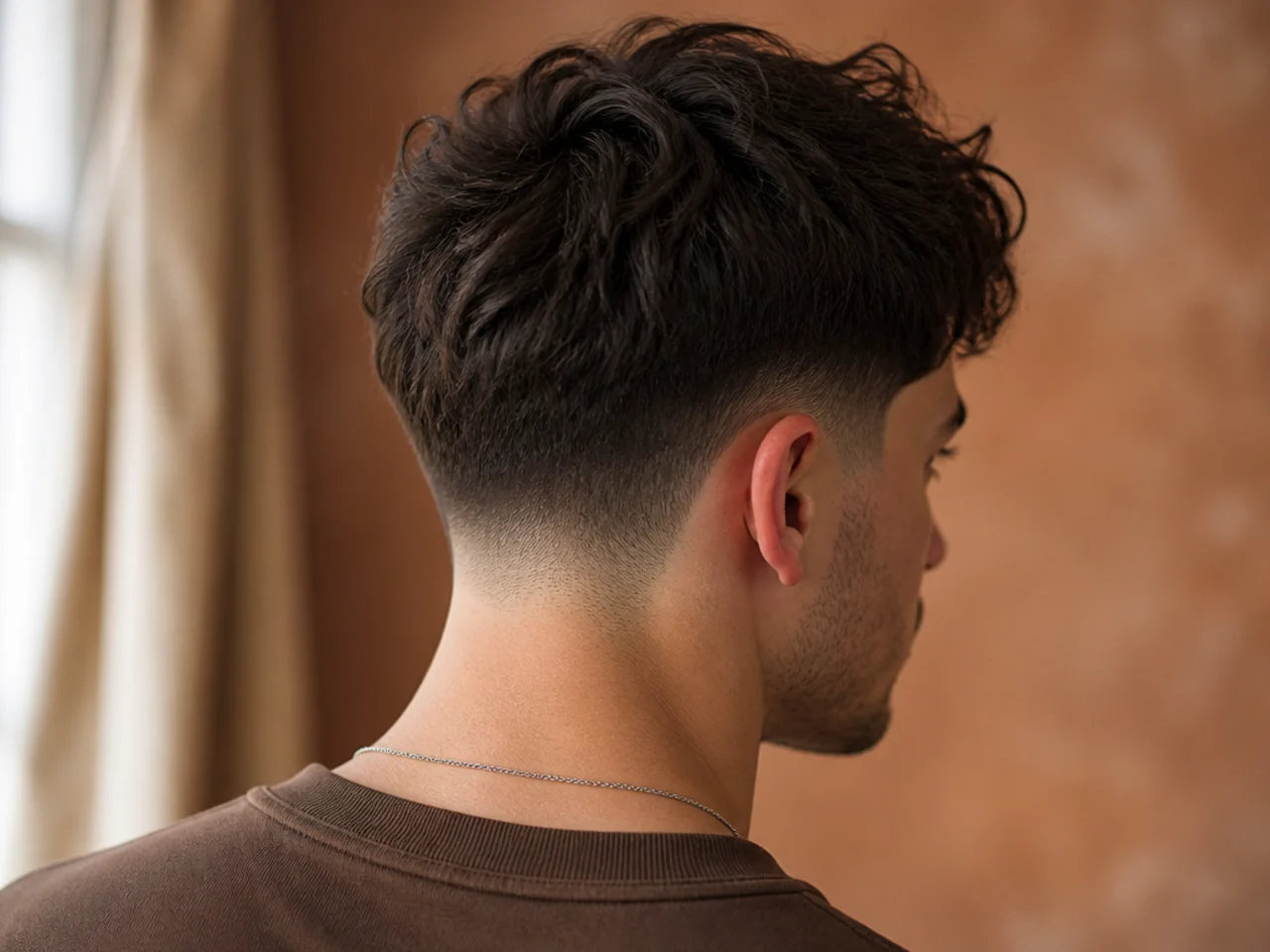 A textured taper at the sides