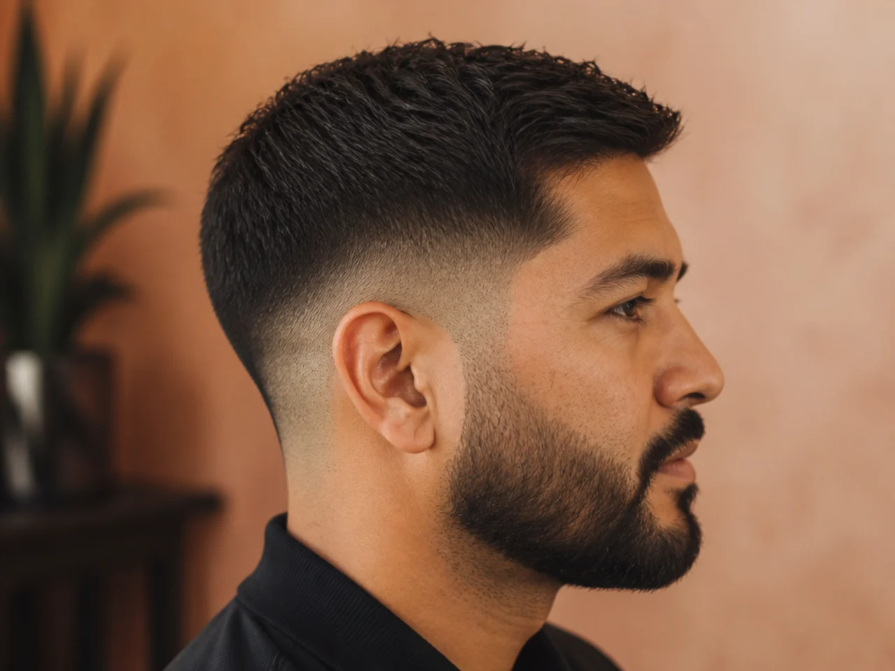 A short thick haircut four weeks after cutting