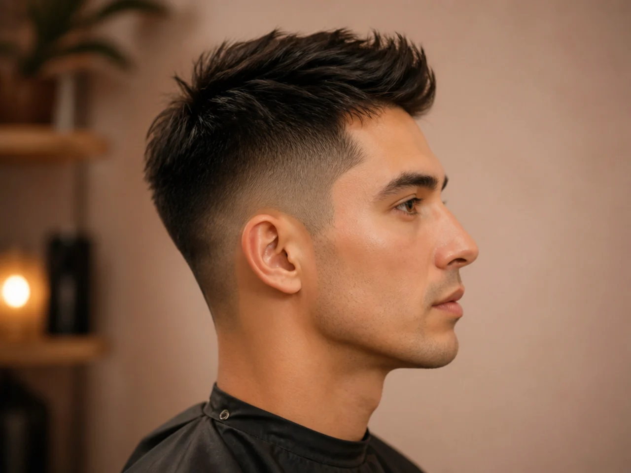 Weight held high on the head to shorten a long jaw