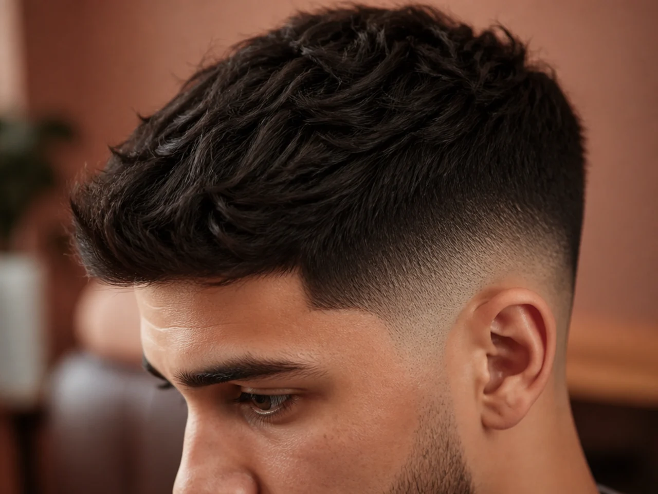 A shadow fade left at a number one