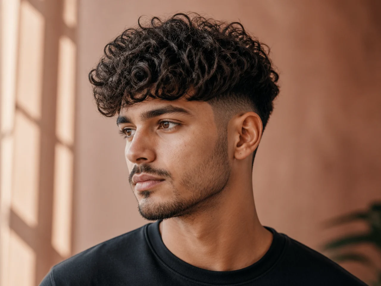 A broccoli cut with volume on top