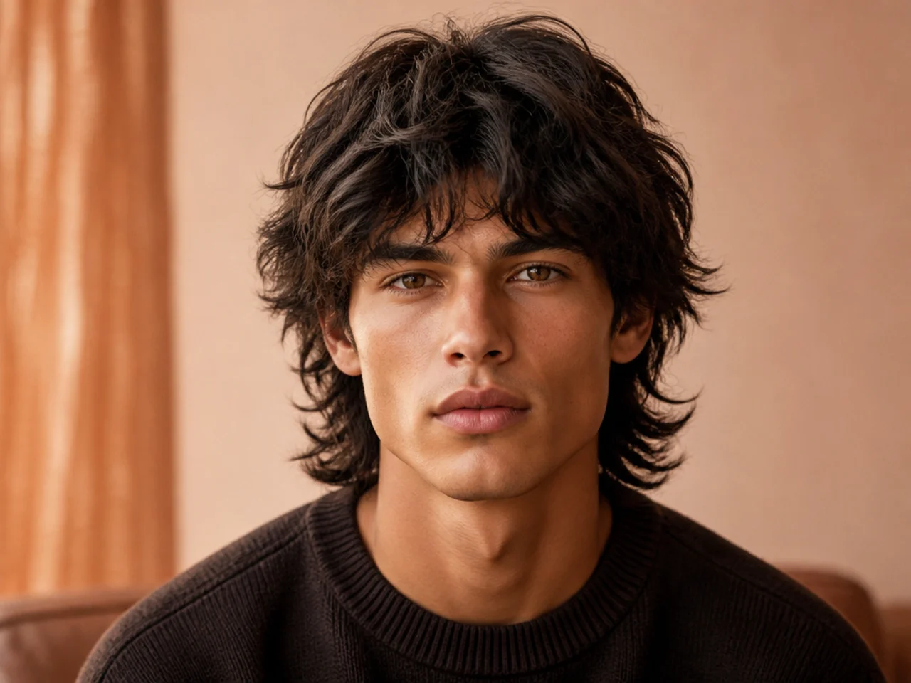 A layered wolf cut