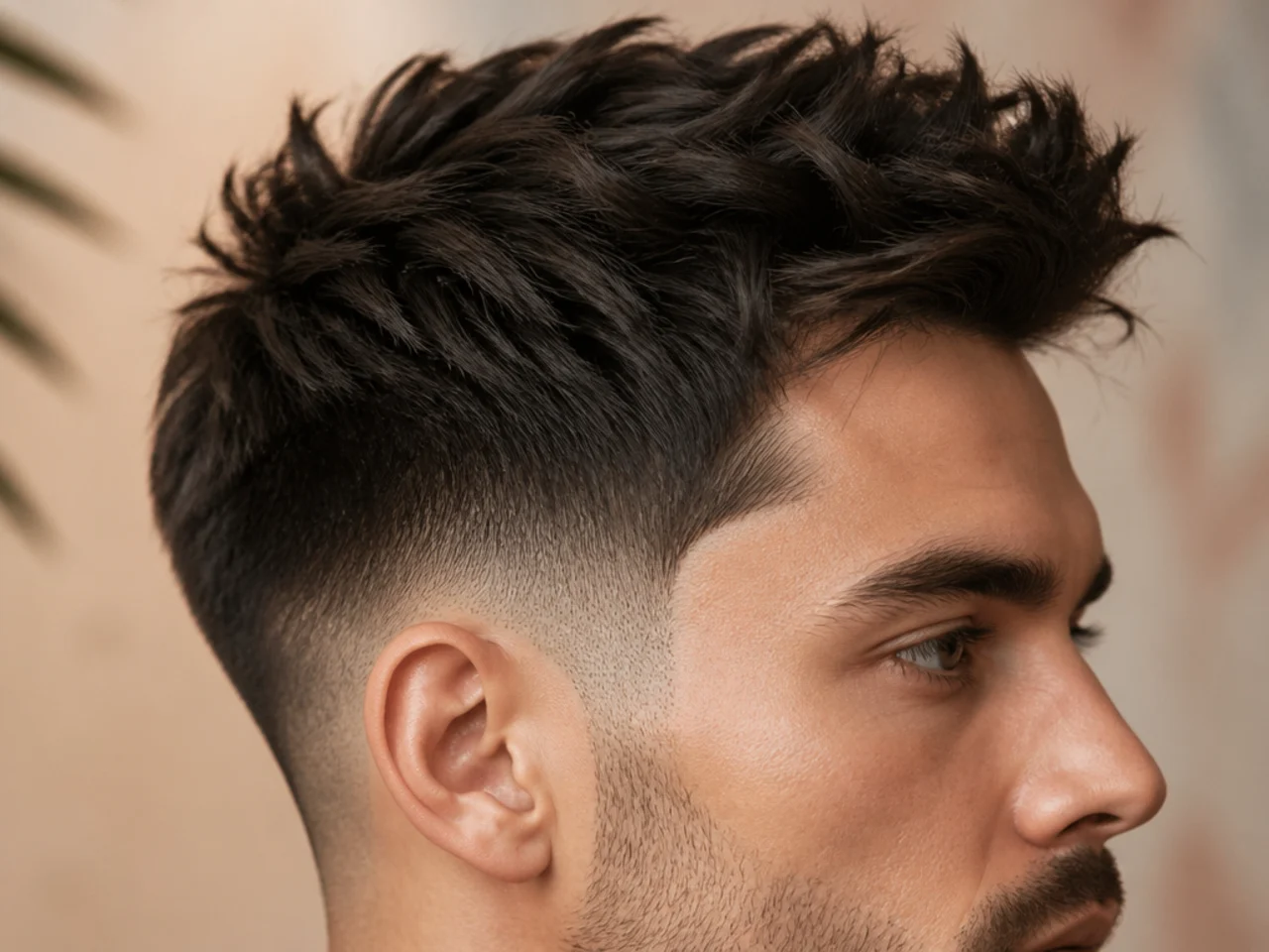 Matte product applied to a currently popular cut