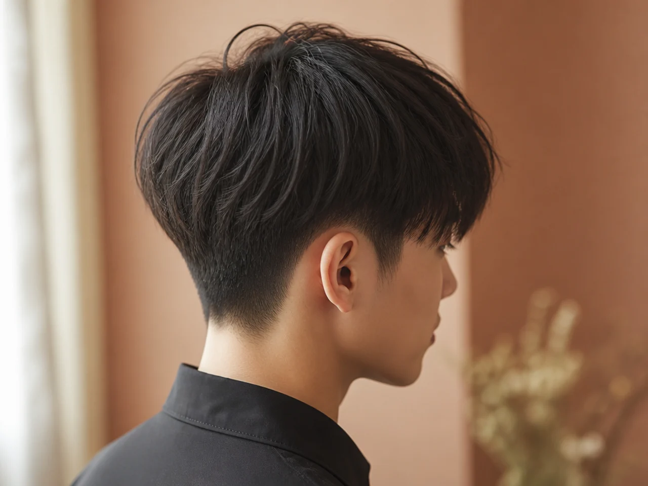 A two block on fine hair