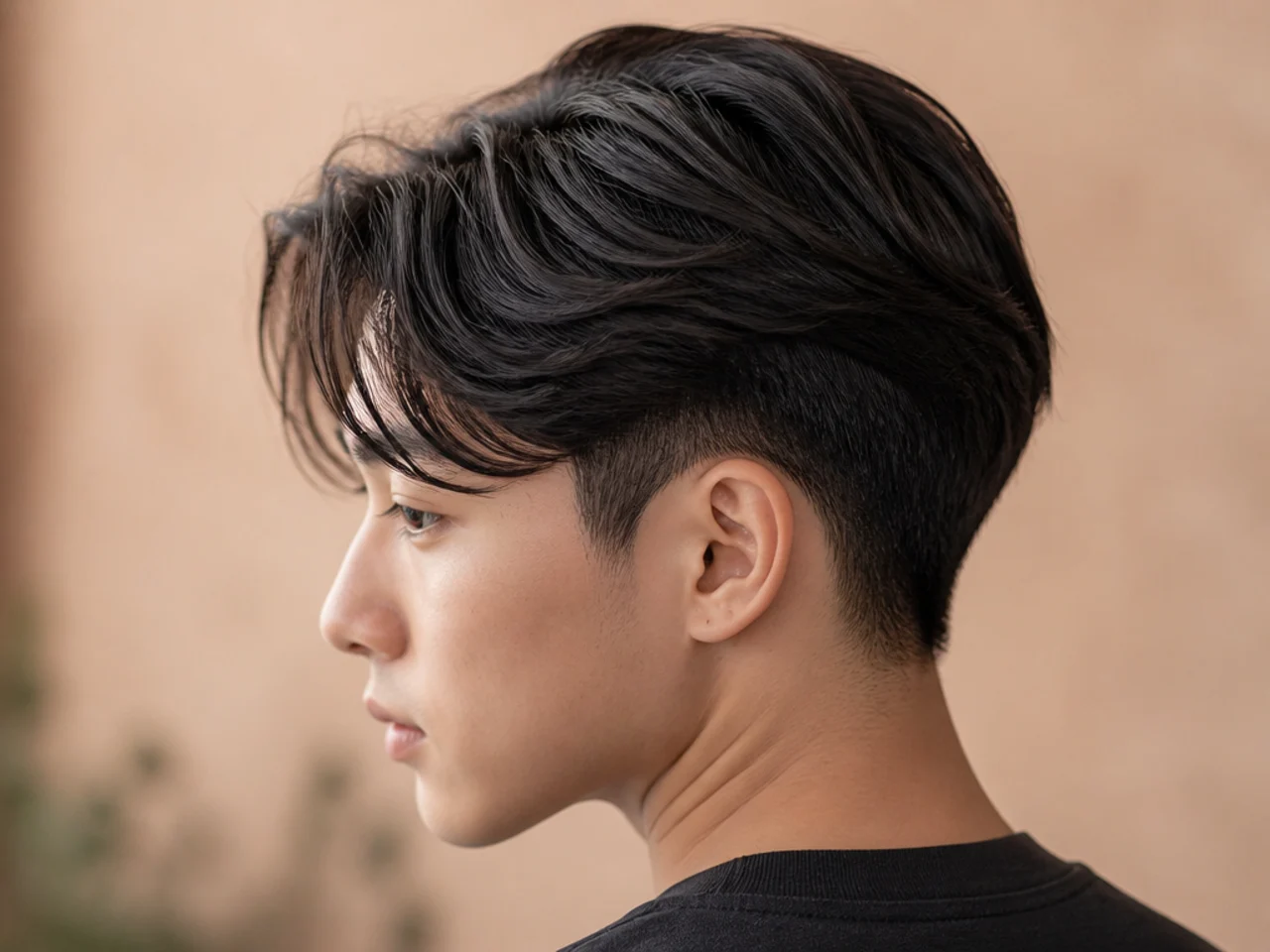 A guard length chosen for a softer contrast